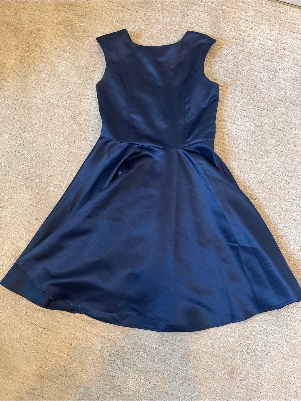 Un Deux Trois Navy Fit n Flare Dress